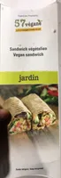 Sandwich végétalien jardin