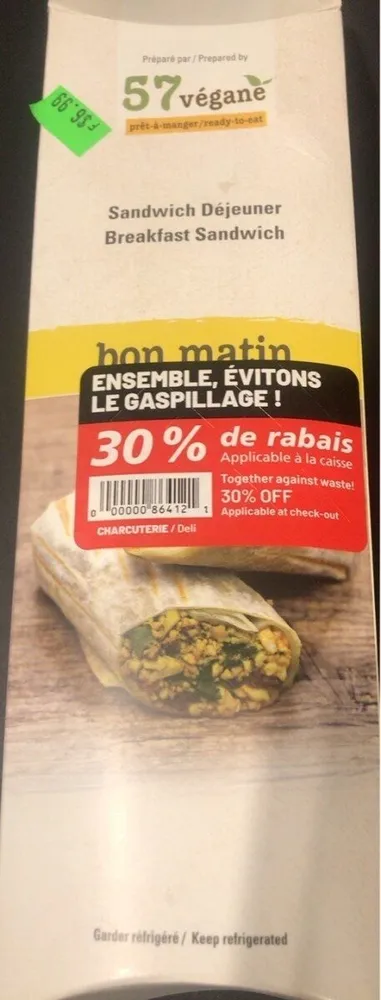 Sandwich dejeuner