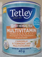 Camomile & Turmeric Super Herbal Tea with Multivitamins