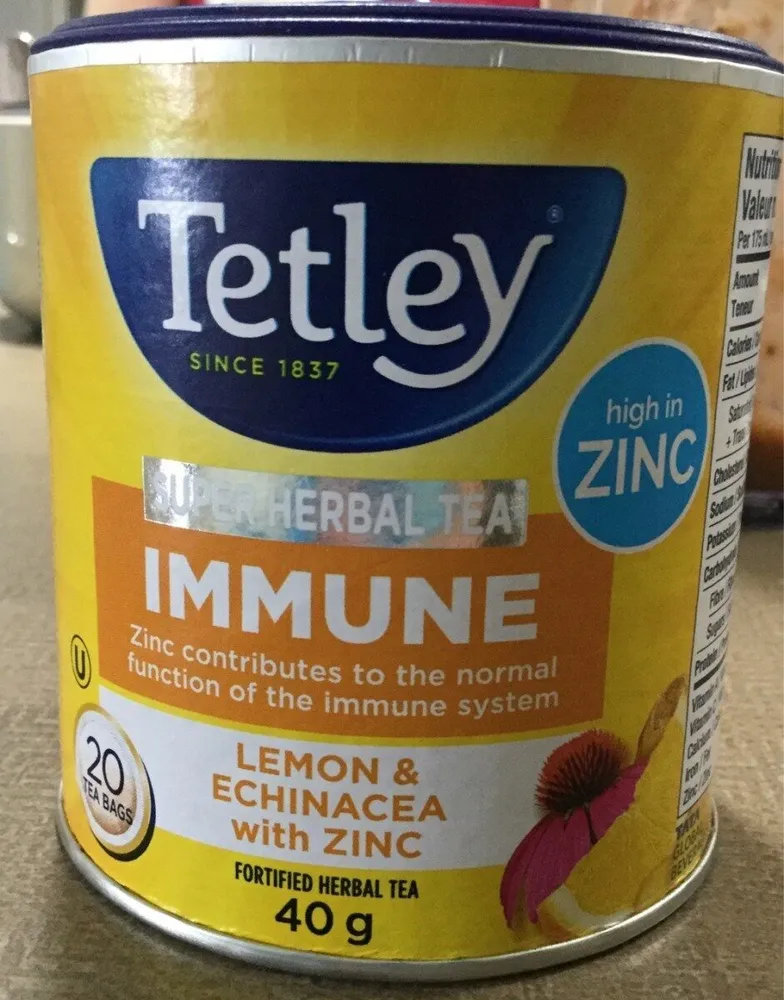 Tisane citron et zinc