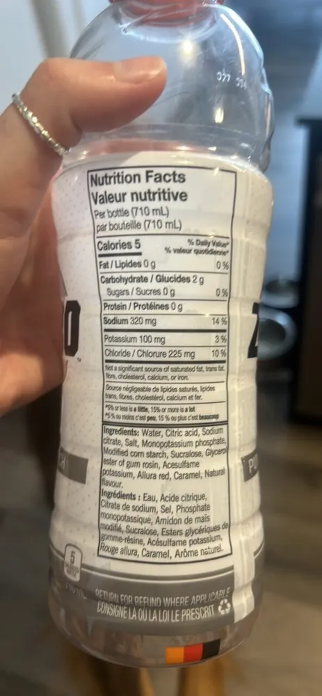 Gatorade G Zero Fruit punch