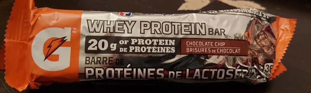 Whey protein bar