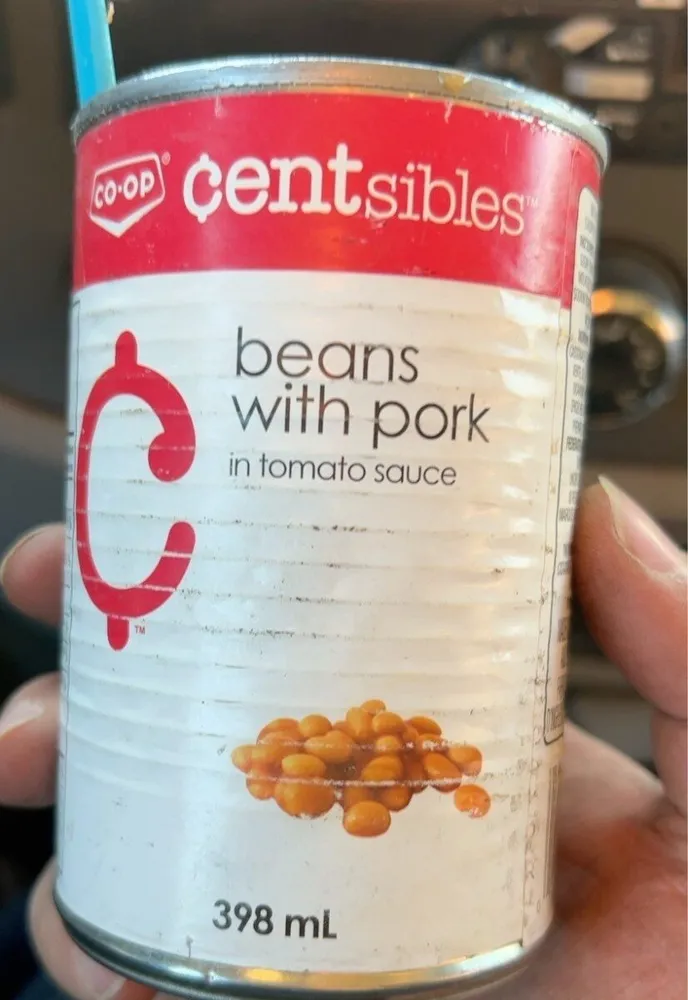 Coop centsibles beans with pork in tomato sauce