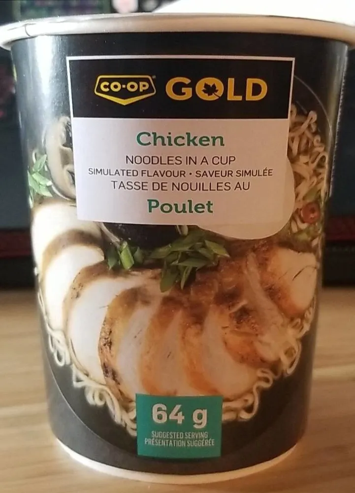 Chicken Noodles in a Cup