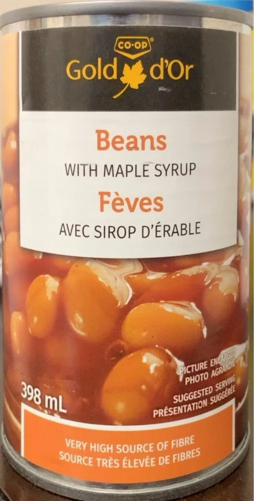 Beans with maple syrup