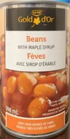 Beans with maple syrup