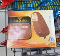 Caramel praline