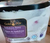 Crème glacée de qualité Baies de Saskatoon