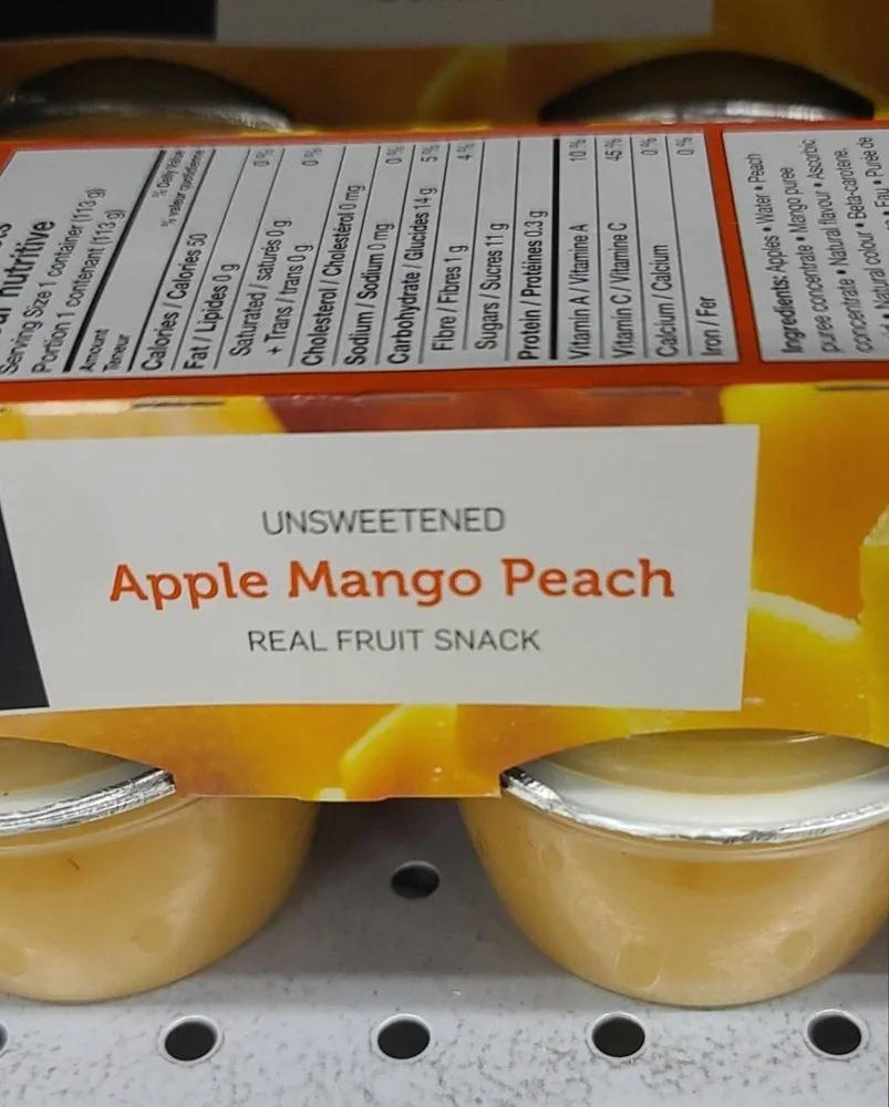 Apple Mango Peach Sauce