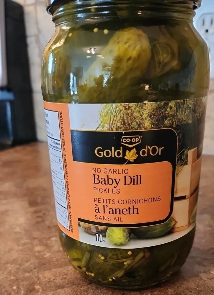 No garlic baby dill pickles