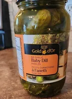 No garlic baby dill pickles