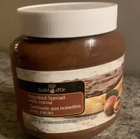 Hazelnut spread with cocoa