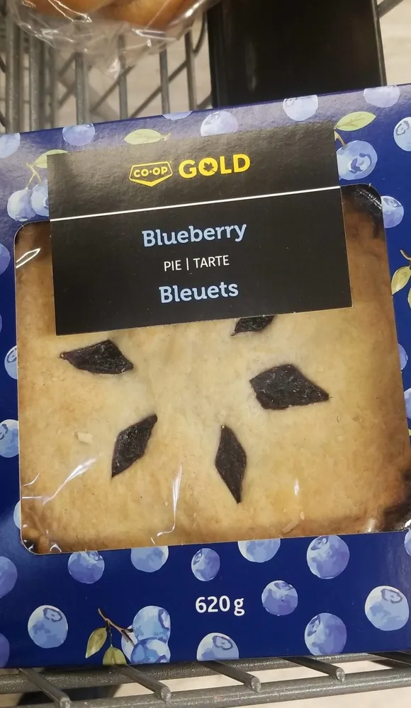 Co op blue berry pie