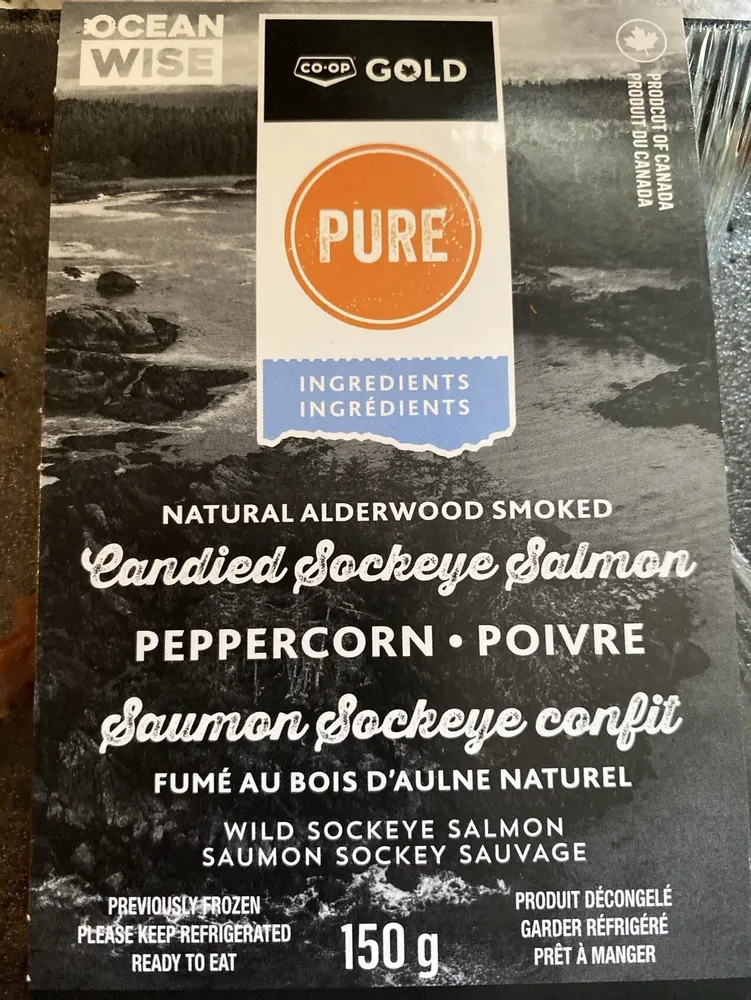 Candied sockeye Salmon Peppercorn