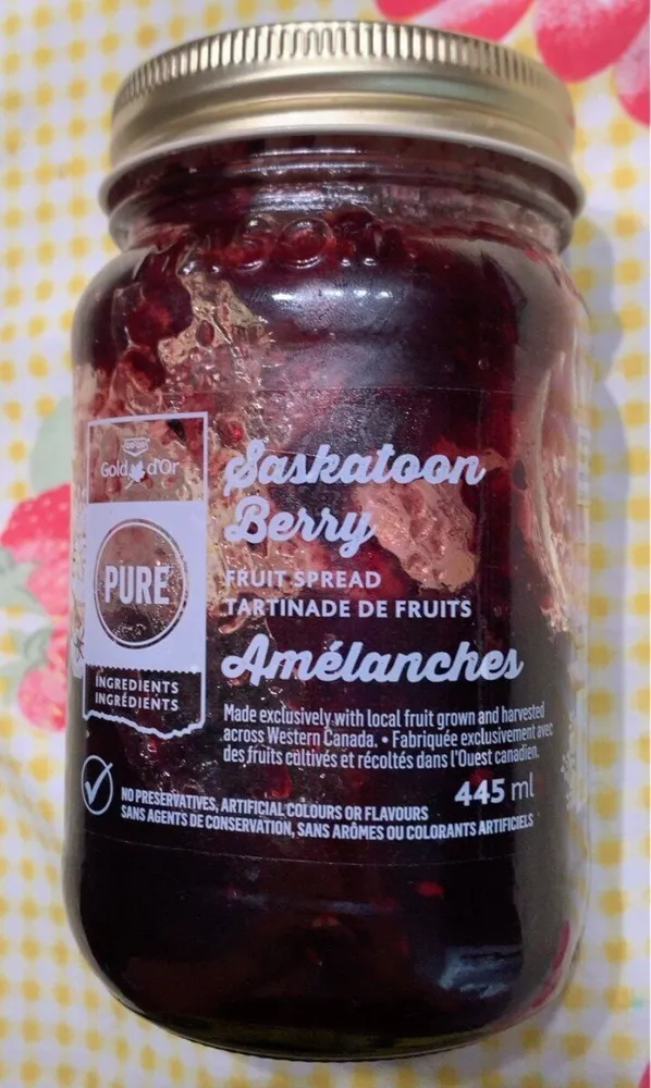 Saskatoon Berry Jam
