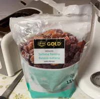 Seedless sultana raisins