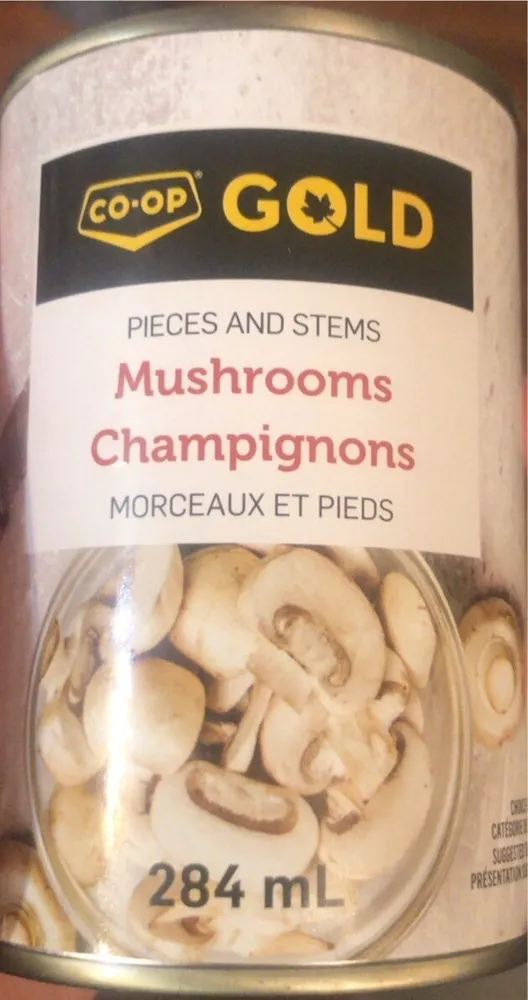 Mushrooms piece and stems