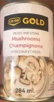 Mushrooms piece and stems