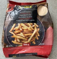 Straight cut frozen fried potatoes