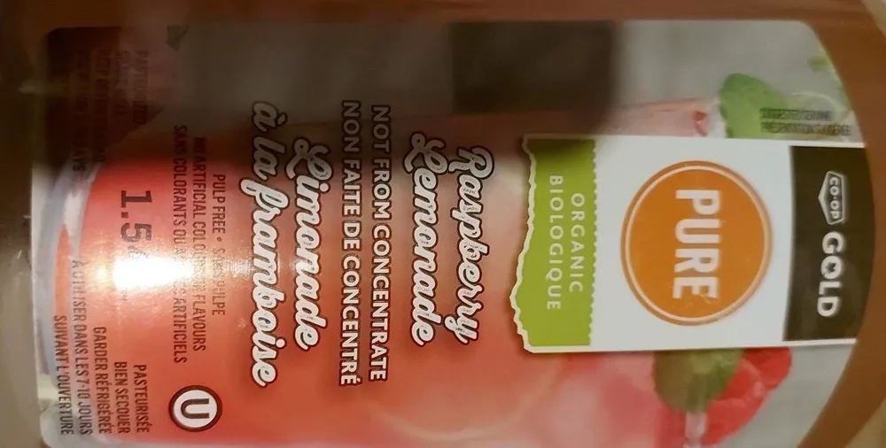 Organic Raspberry Lemonade