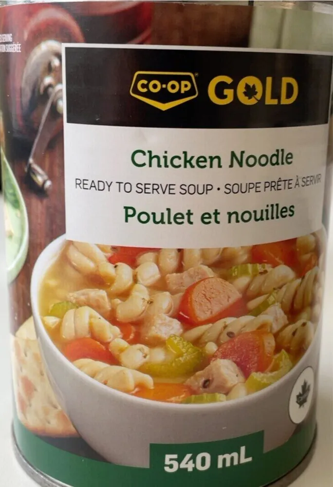 Chicken noodle ready to serve soup