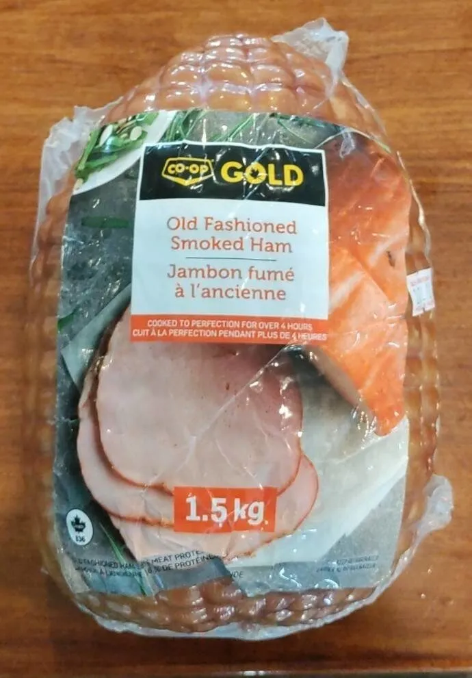 Old fashioned smoked ham