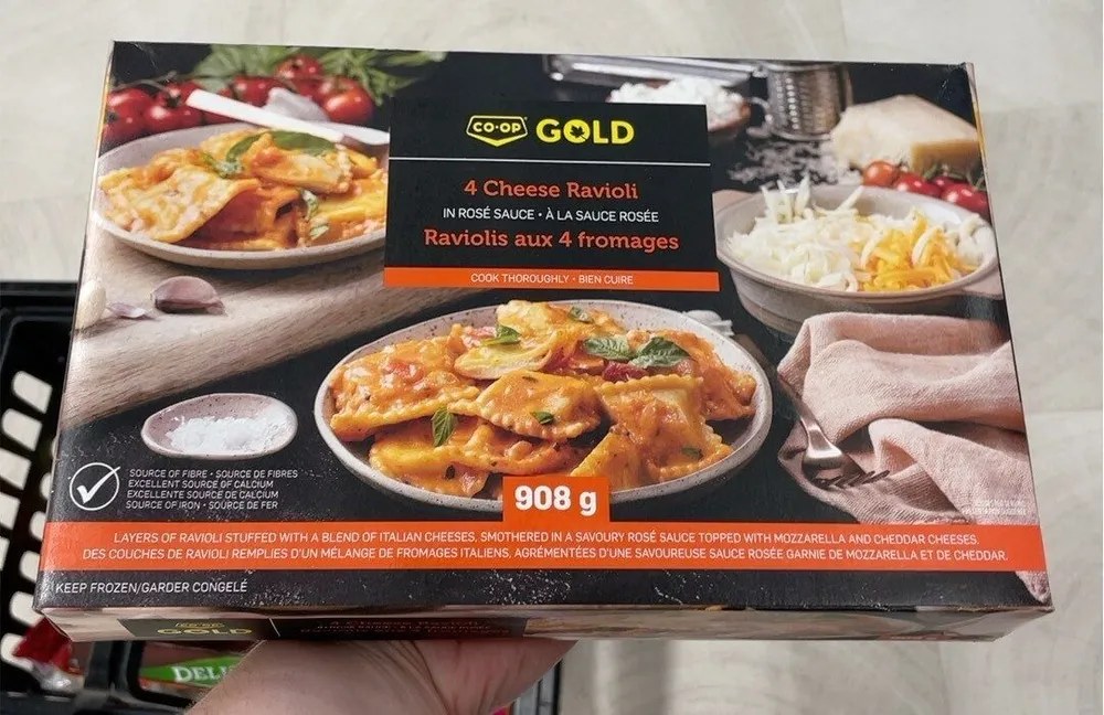 Co-Op 4 cheese ravioli