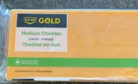 Medium cheddar cheese