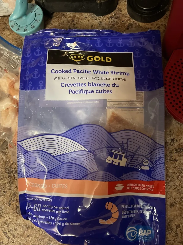 Cooked Pacific White Shrimp
