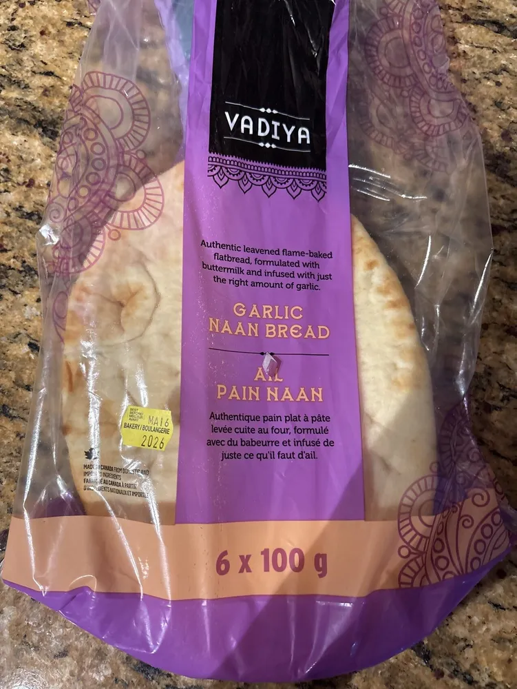 Garlic Naan Bread
