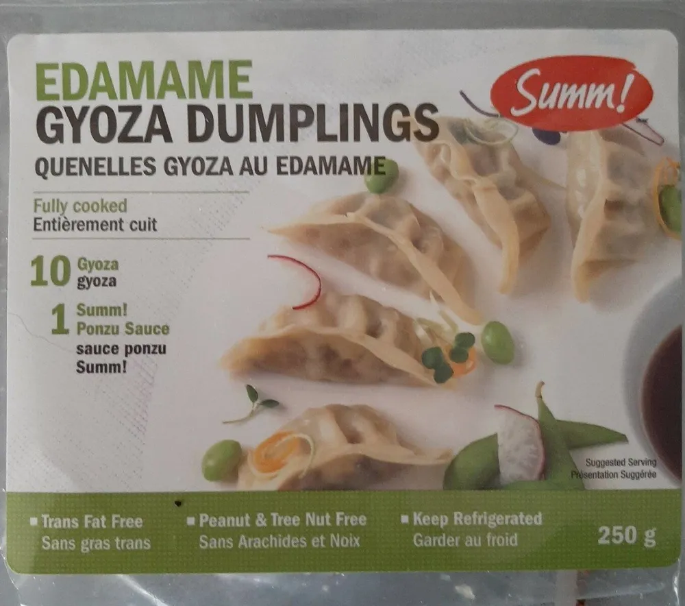 Edamame Gyoza Dumplings