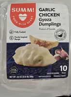 Garlic Chicken Gyoza Dumplings