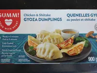Gyoza dumplings quenelles