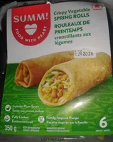Rouleau de printemps croustillants aux légumes