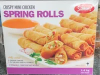 Crispy Mini Chicken Spring Rolls
