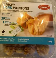 Wontons croustillants au porc