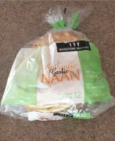 Authentic garlic naan