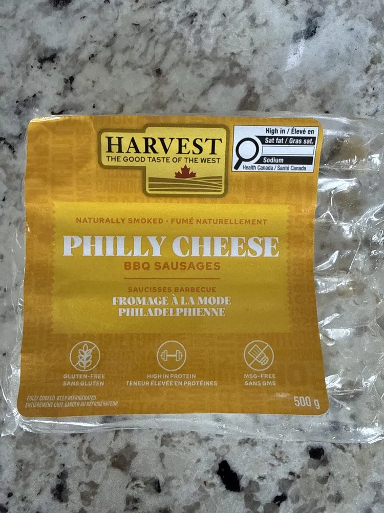 Philly Cheese BBQ Sausages