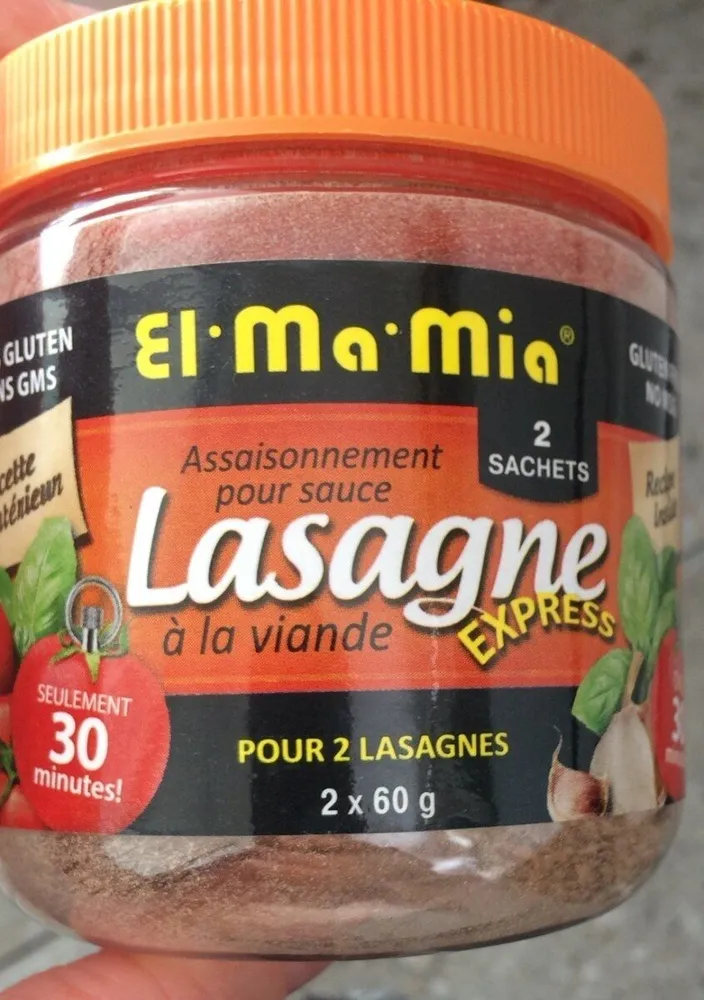 Assaisonnement pour sauce lasagne à la viande express