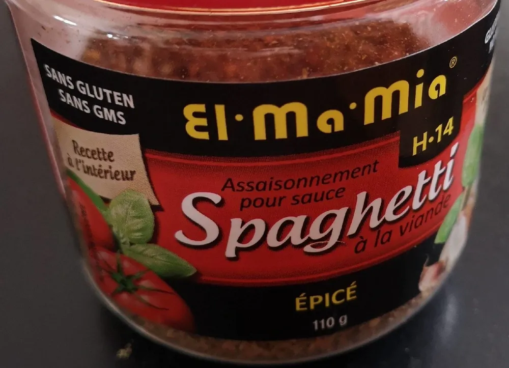 Assaisonnement pour sauce spaghetti à la viande