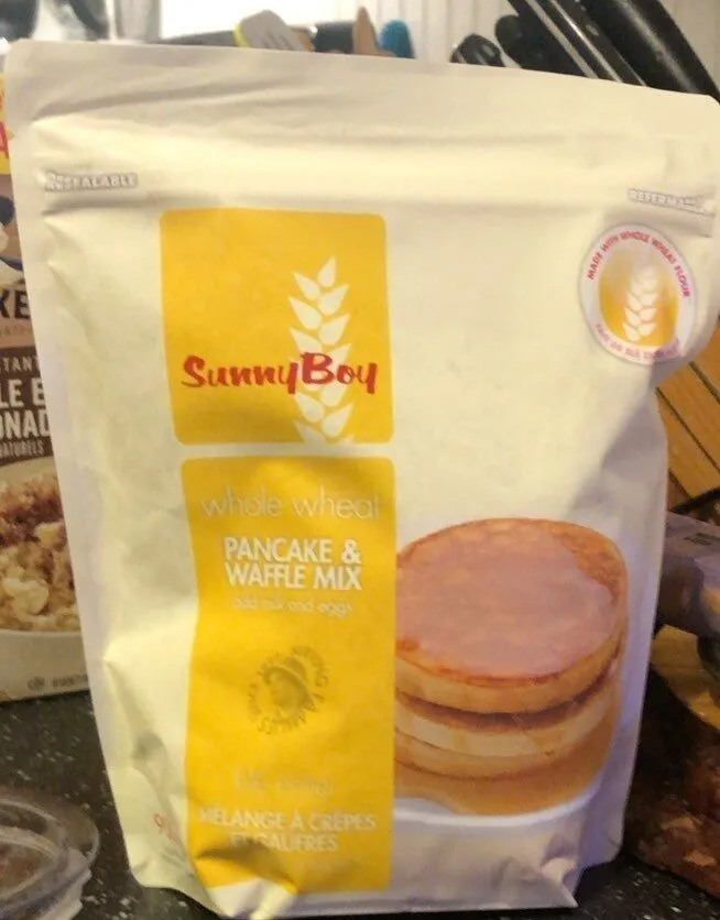 Whole wheat pancake and waffle mix