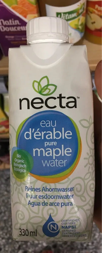 Eau d'érable pure