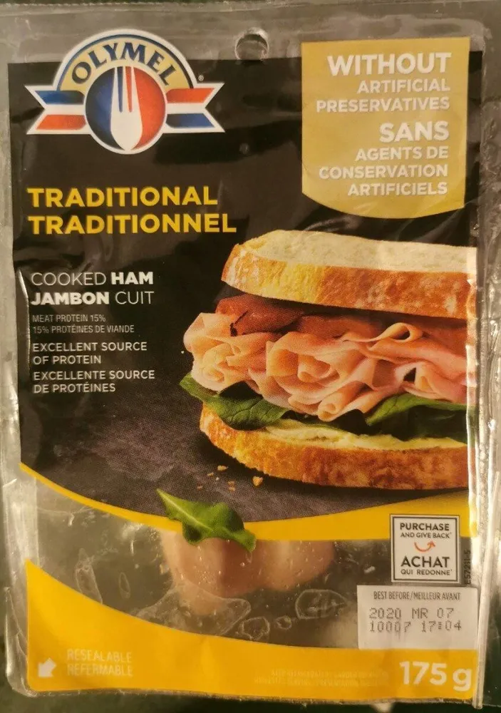 Jambon cuit traditionnel