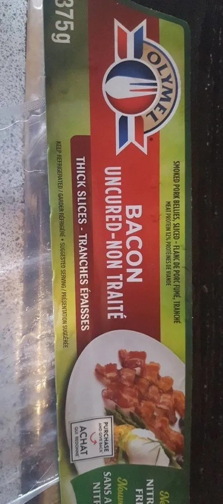 Uncured bacon