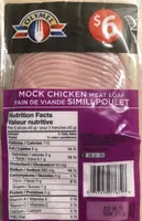 Pain de viande simili poulet