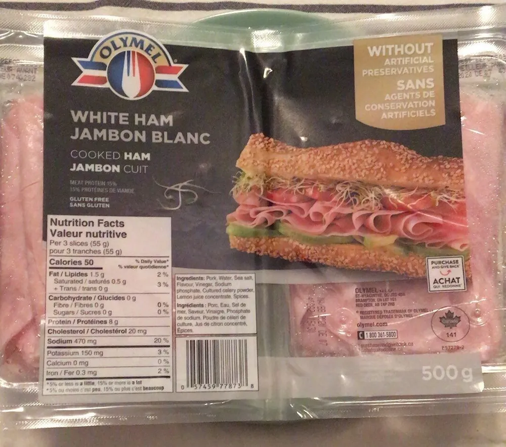 Cooked ham