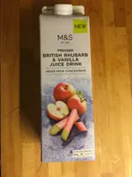British rhubarb & vanilla juice