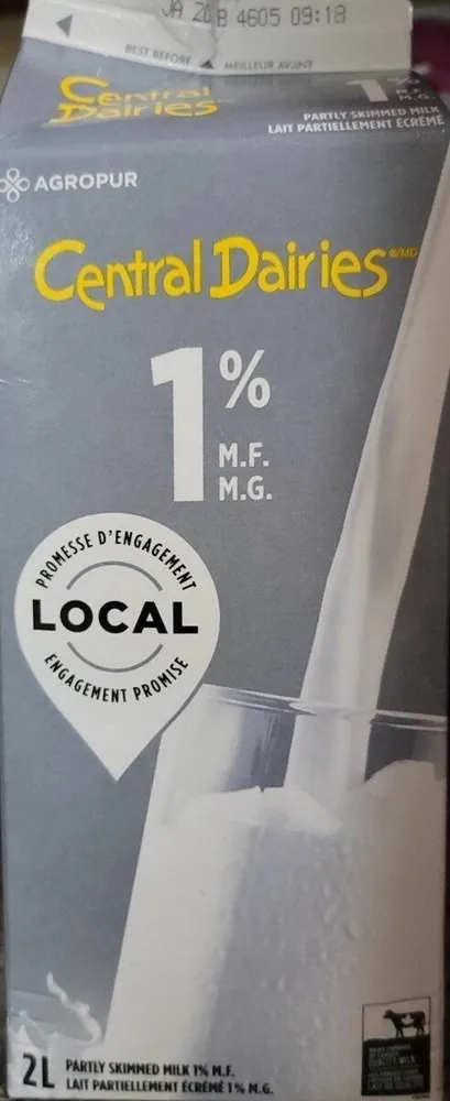 Partly Skimmed Milk 1 percent