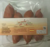 Spanish chorizo sausages for cooking