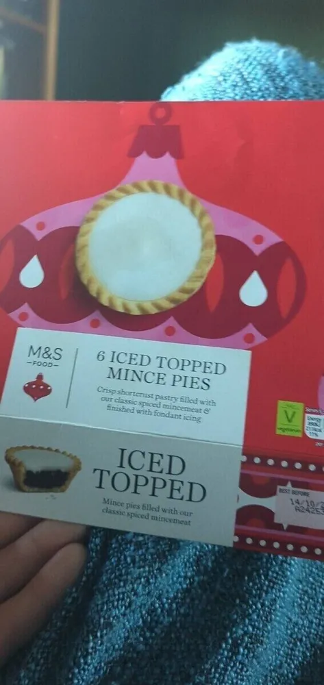 Iced Topped Mince Pies